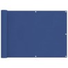 Écran de balcon Bleu 75 x 200 cm Oxford alu enduit de PU 542772542772