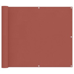 Écran de balcon Terre cuite 100 x 400 cm Tissu Oxford 542777542777