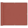 Écran de balcon Terre cuite 100 x 300 cm Tissu Oxford 542785542785