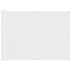 Écran de balcon Blanc 75 x 200 cm Oxford alu enduit de PU 542804542804