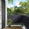 Écran de balcon Noir 75 x 200 cm Oxford alu enduit de PU 542823542823