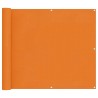 Écran de balcon Orange 100 x 600 cm Tissu Oxford 542833542833