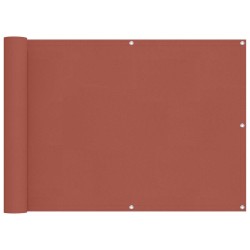 Écran de balcon Terre cuite 75 x 200 cm Oxford alu enduit de PU 542845542845