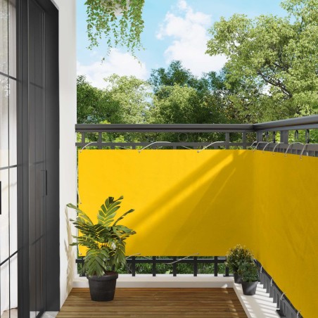 Écran de balcon Jaune 90 x 200 cm Oxford alu enduit de PU 542849542849