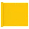 Écran de balcon Jaune 90 x 200 cm Oxford alu enduit de PU 542849542849