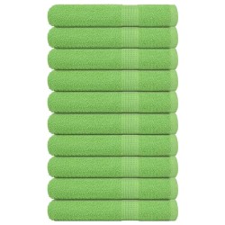 Serviettes FROGN 10 pcs vert pomme 100x200 cm 360 g/m² 542853542853