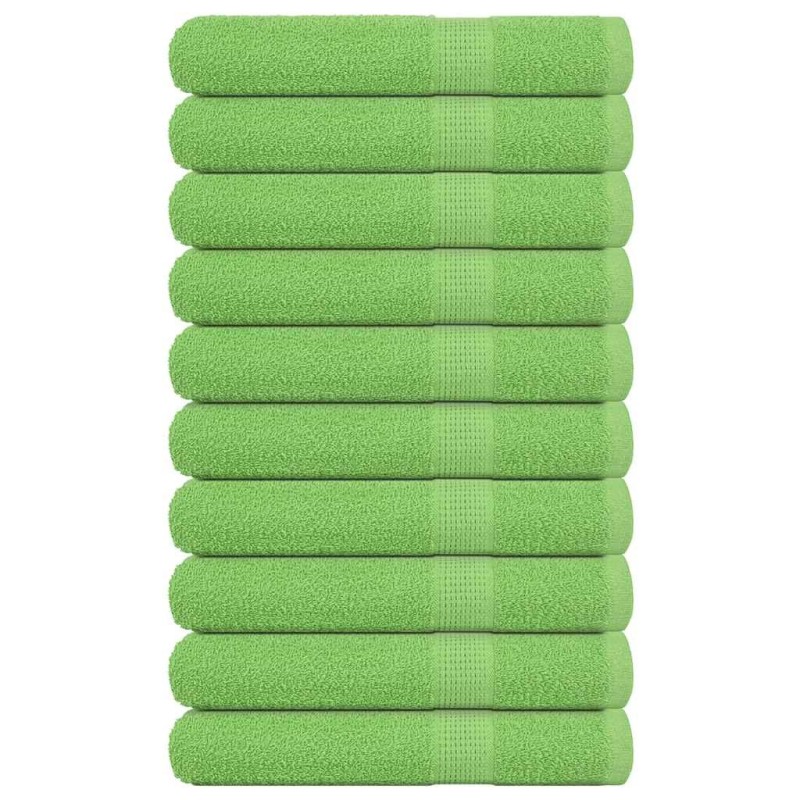 Serviettes FROGN 10 pcs vert pomme 100x200 cm 360 g/m² 542853542853