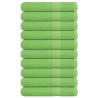 Serviettes FROGN 10 pcs vert pomme 100x200 cm 360 g/m² 542853542853