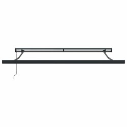 Cadre d'auvent Anthracite 350 x 250 cm Aluminium 542857542857