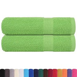 Serviettes de bain FROGN 2pcs vert pomme 100x150cm 360 g/m² 542858542858