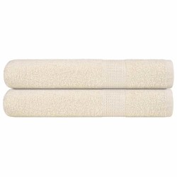 Serviettes FROGN 2 pcs crème 100x200 cm 360 g/m² 542861542861