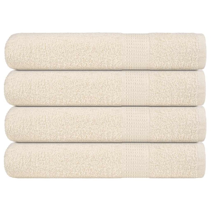 Serviettes FROGN 4 pcs crème 100x200 cm 360 g/m² 542863542863