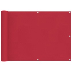 Écran de balcon Rouge 75 x 200 cm Oxford alu enduit de PU 542864542864