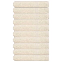 Serviettes de sauna FROGN 10 pcs crème 80x200 cm 360 g/m² 542878542878