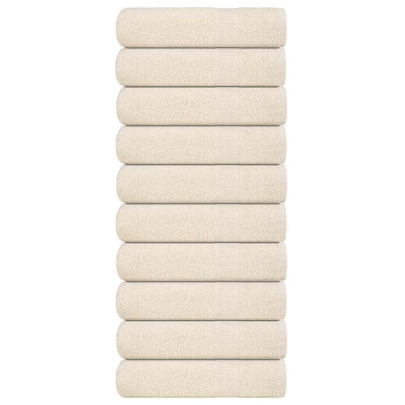Serviettes de douche FROGN 10 pcs crème 70x140 cm 360 g/m² 542879542879