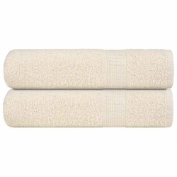 Serviettes de bain FROGN 2 pcs crème 100x150 cm 360 g/m² 542881542881