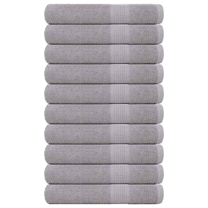 Serviettes FROGN 10 pcs gris 100x200 cm 360 g/m² 542887542887