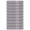Serviettes FROGN 10 pcs gris 100x200 cm 360 g/m² 542887542887