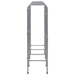 Étagère de rangement pour 9 caisses Argenté 145x33x116 cm Acier 542888542888