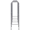 Étagère de rangement pour 12 caisses Argenté 190x33x116cm Acier 542889542889