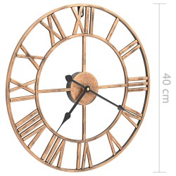 Horloge murale Métal 40 cm Doré 542892542892