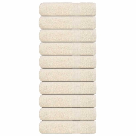 Serviettes de bain FROGN 10 pcs crème 100x150 cm 360 g/m² 542893542893