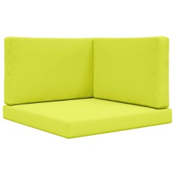 Coussin de canapé d'extérieur 3 pcs Vert Polyester 542894542894