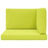 Coussin de canapé d'extérieur 3 pcs Vert Polyester 542894542894