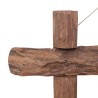 Miroir à bûches Naturel 70x70 cm bois de teck recyclé 542895542895