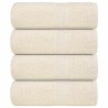 Serviettes d'invité FROGN 4 pcs crème 30x50 cm 360 g/m² 542898542898