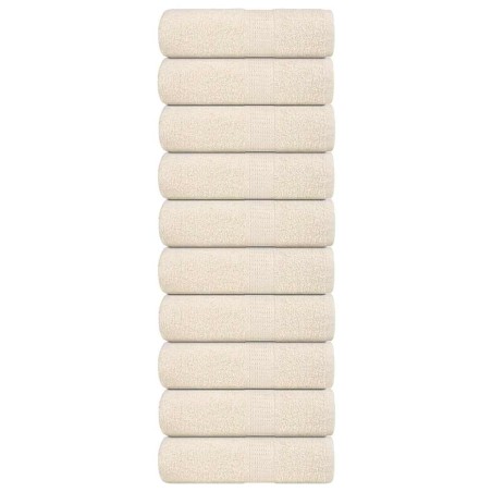 Serviettes de toilette FROGN 10 pièces Crème 30x30 cm 360 g/m² 542900542900
