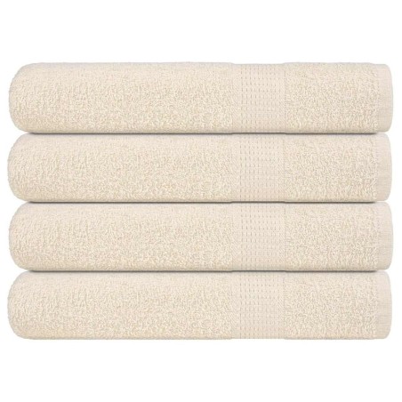 Serviettes de sauna FROGN 4 pcs crème 80x200 cm 360 g/m² 542903542903