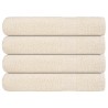 Serviettes de sauna FROGN 4 pcs crème 80x200 cm 360 g/m² 542903542903