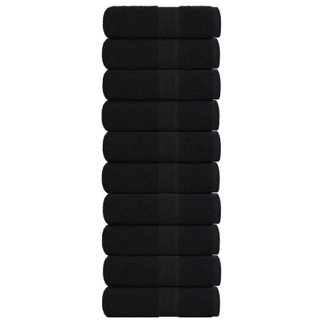 Serviettes d'invité FROGN 10 pcs noir 30x50 cm 360 g/m² 542906542906