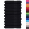 Serviettes FROGN 10 pcs noir 100x200 cm 360 g/m² 542912542912