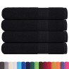 Serviettes FROGN 4 pcs noir 100x200 cm 360 g/m² 542914542914