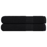 Serviettes de sauna FROGN 2 pcs noir 80x200 cm 360 g/m² 542917542917