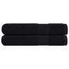 Serviettes FROGN 2 pcs noir 100x200 cm 360 g/m² 542918542918