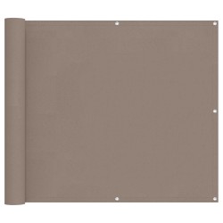Écran de balcon Taupe 100 x 1000 cm Tissu Oxford 542928542928