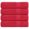 Serviettes de bain FROGN 4 pcs rouge 100x150 cm 360 g/m² 542941542941