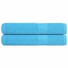 Serviettes FROGN 2 pcs turquoise 100x200 cm 360 g/m² 542943542943