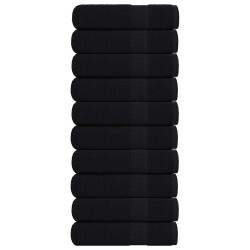Essuie-mains FROGN 10 pcs noir 50x100 cm 360 g/m² 542948542948