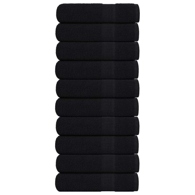 Essuie-mains FROGN 10 pcs noir 50x100 cm 360 g/m² 542948542948