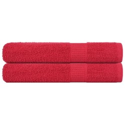 Serviettes FROGN 2 pcs rouge 100x200 cm 360 g/m² 542950542950