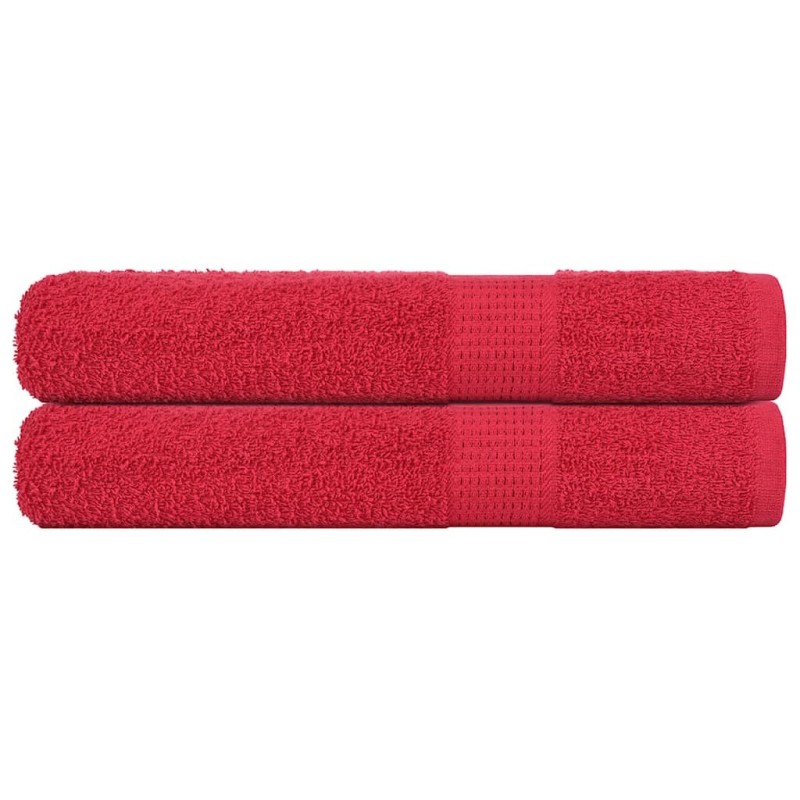 Serviettes FROGN 2 pcs rouge 100x200 cm 360 g/m² 542950542950