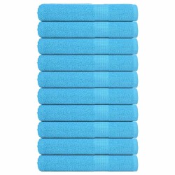 Serviettes de sauna FROGN 10pcs turquoise 80x200cm 360 g/m² 542952542952