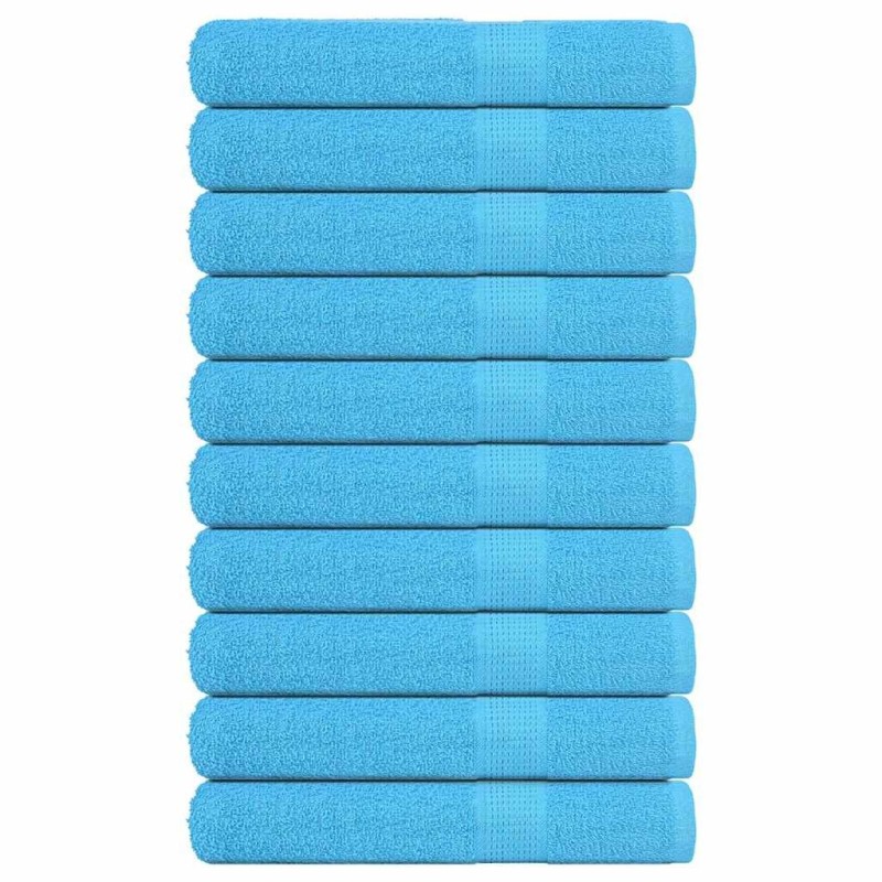 Serviettes de sauna FROGN 10pcs turquoise 80x200cm 360 g/m² 542952542952