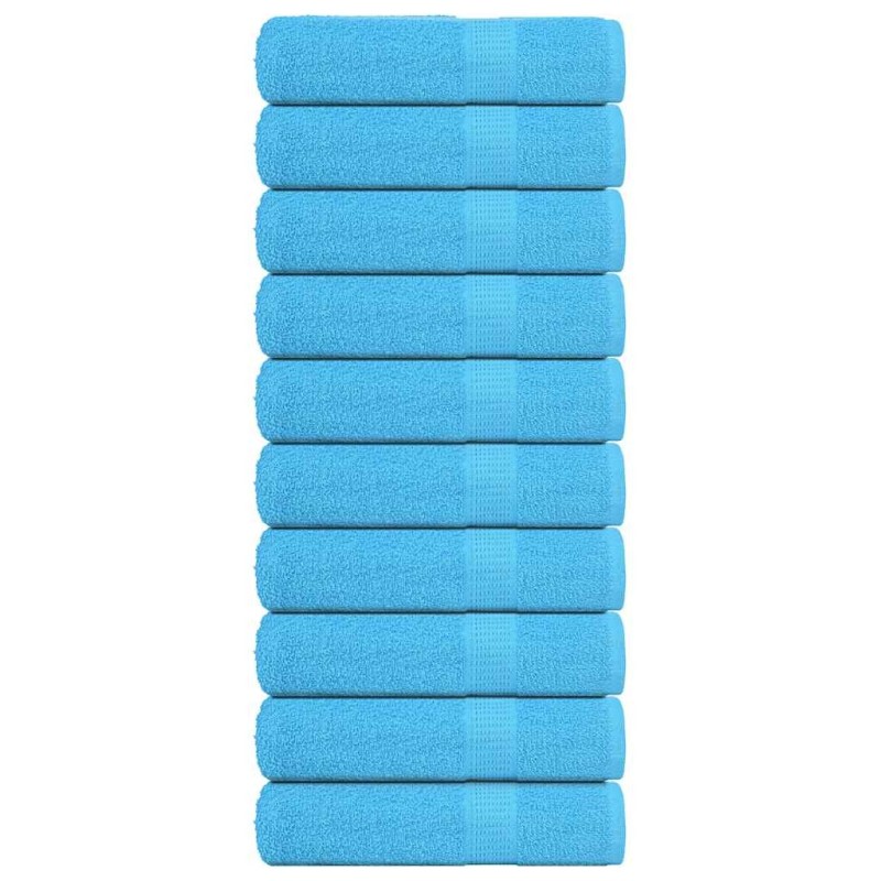 Serviettes de douche FROGN 10pcs turquoise 70x140cm 360 g/m² 542954542954