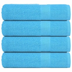 Serviettes de douche FROGN 4pcs turquoise 70x140cm 360 g/m² 542955542955
