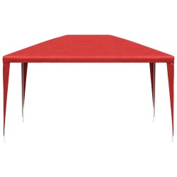 Tente de fête Rouge 400 x 300 x 255 cm PE et acier 542987542987